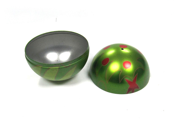 Round Ball Tin Box - TMR128