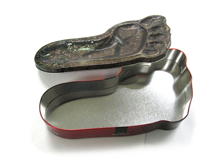Foot Shaped Tin Box - TMR131