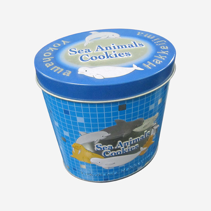 Sea Animals Cookie Tin Box 
