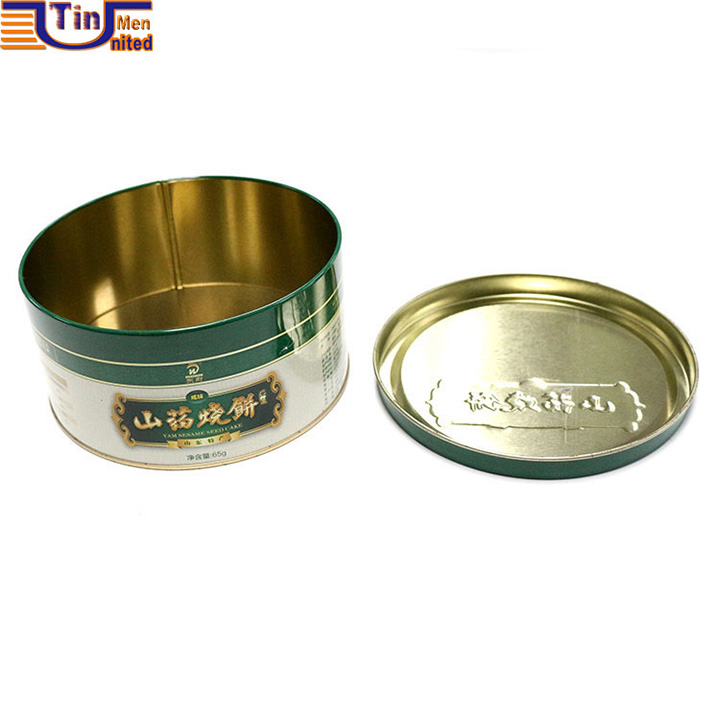 Round Bicuit Tin Box - TMY434