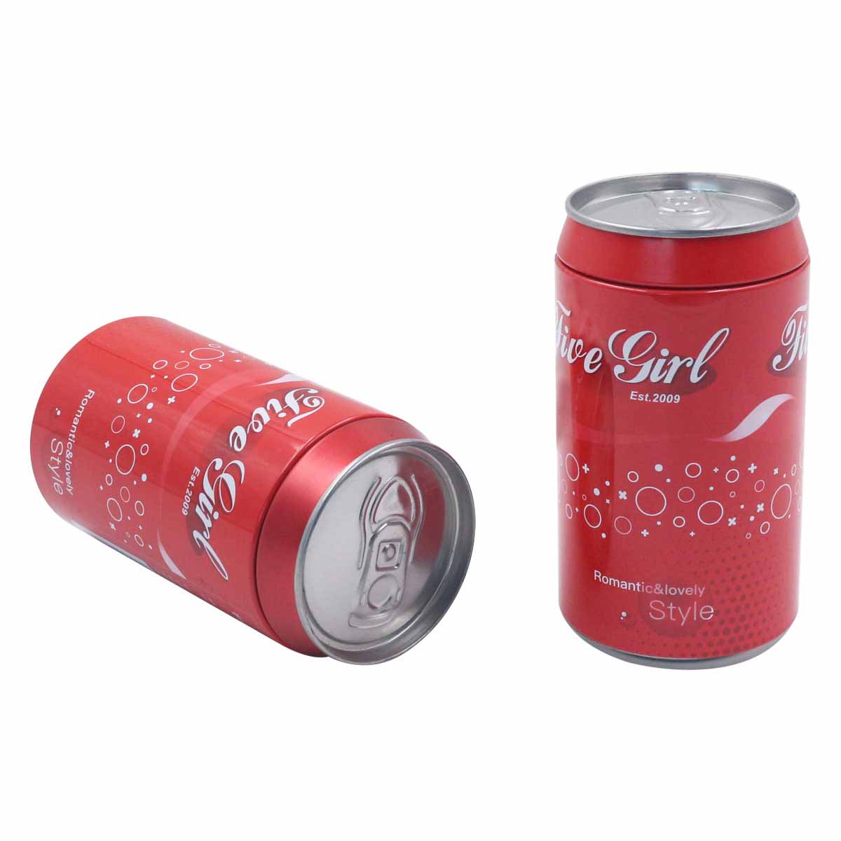Cola Shaped Tin Box
