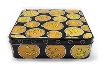 Halloween tin box design
