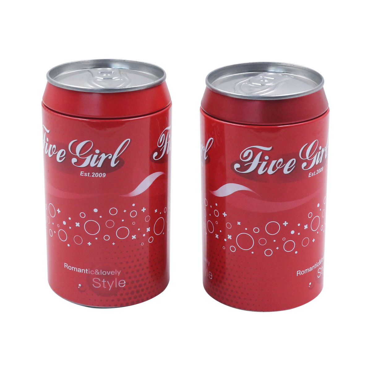 Cola Shaped Tin Can