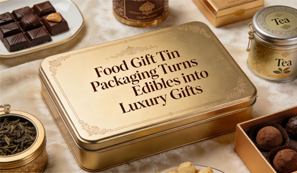 Food Gift Tin Packaging Turns Edibles into Luxury Gifts